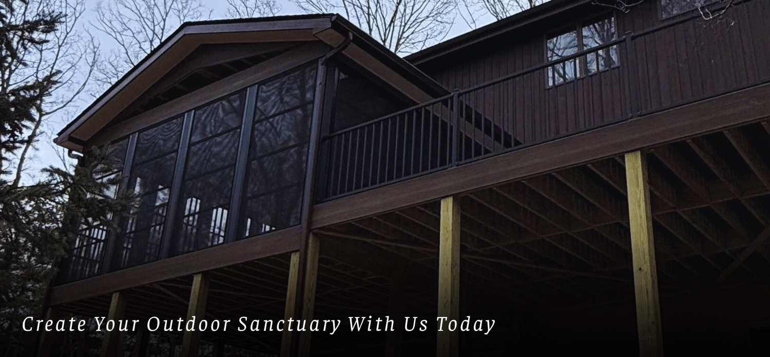 Leonard Black Black EzeBreeze Room Brown Decking Aluminum Fencing (3)