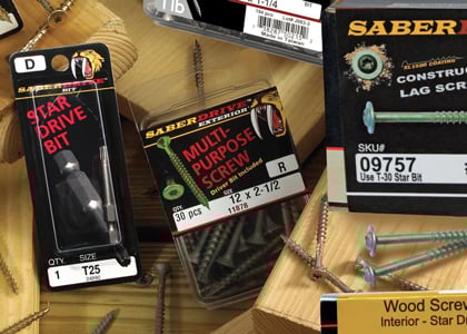saberdriver hardware deck fasteners