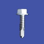 self tapping hex screw white-1