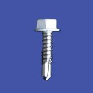 self tapping hex screw white-1