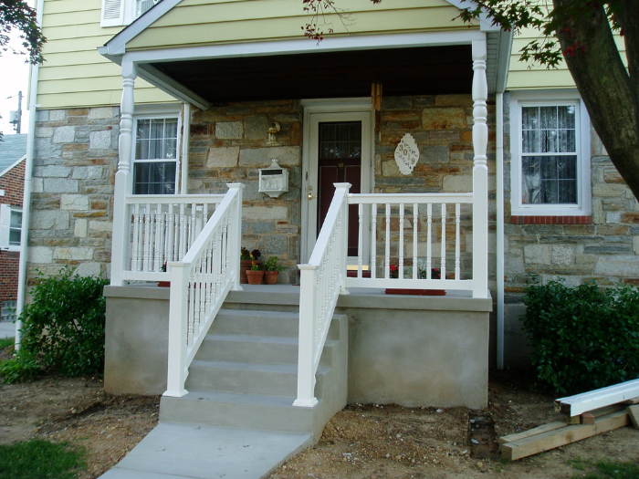 vinyl spindle railing